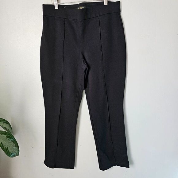 EUC CHRISTIAN SIRIANO NEW YORK BLACK CONTOUR PANTS SIZE L WOMENS - Picture 1 of 12
